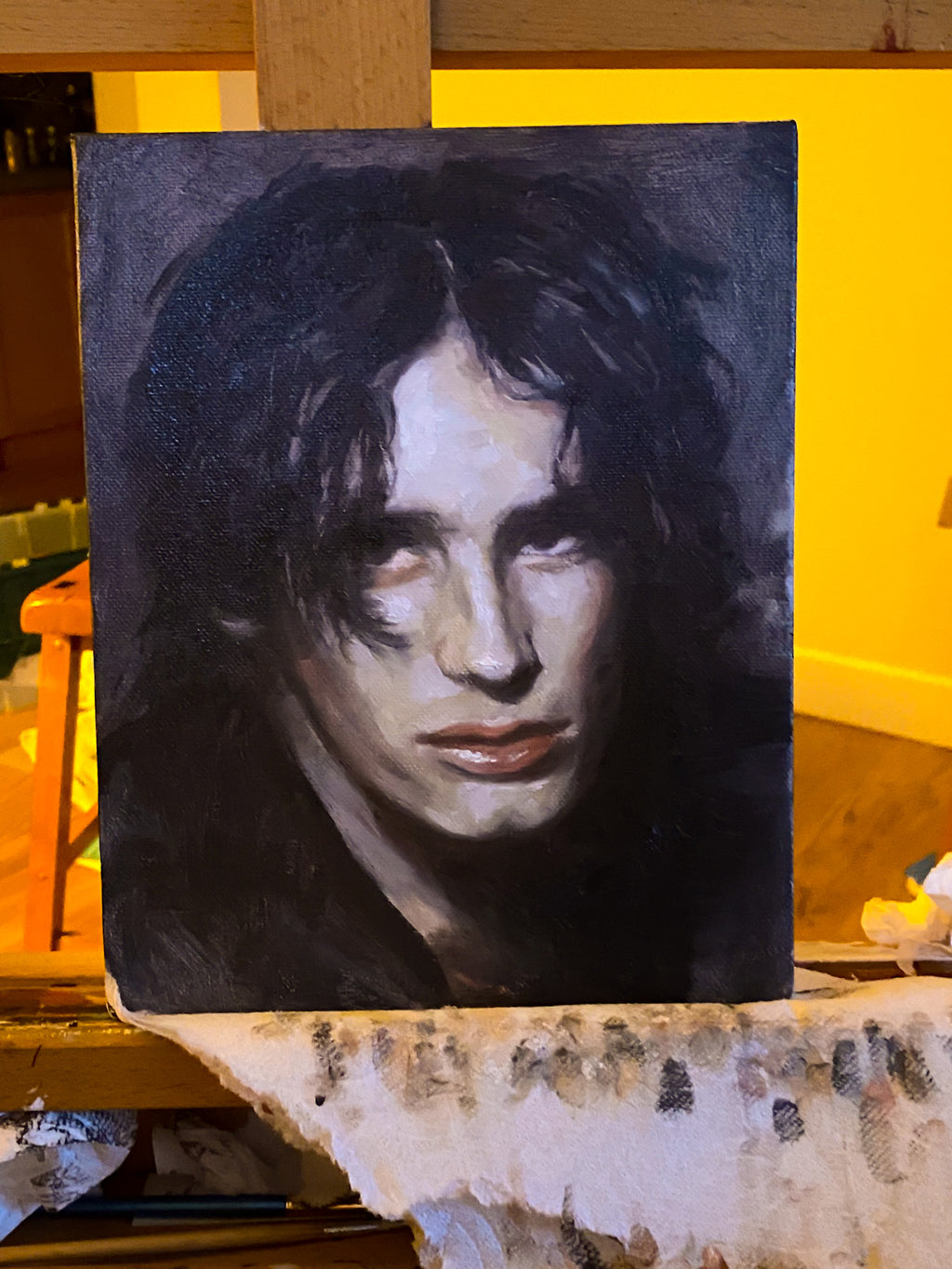 Jeff Buckley Oil Painting